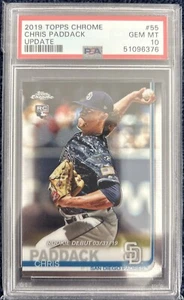 Topps Chrome Update 2019 Chris Paddack Rookie RC #55 PSA 10 - Imagen 1 de 1