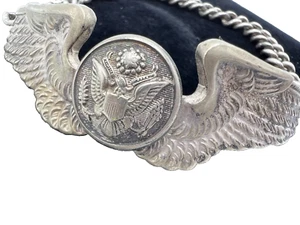 WW2 Aircrew 2 pc. construction R Gaunt Wings Sweetheart Bracelet - Picture 1 of 11