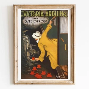 La Victoria Arduino Per Caffe Espresso Vintage Advertising Wall Art Poster Print - Picture 1 of 6