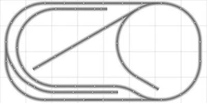 Bachmann E-Z Track Train Layout #031 Train Set HO Scale 4' X 8' Wire Switches - Picture 1 of 4