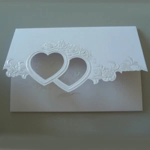 Einladungskarten Danksagung Hochzeit Ankündigung Save the Date m Umschlag 5x #9 - Bild 1 von 6