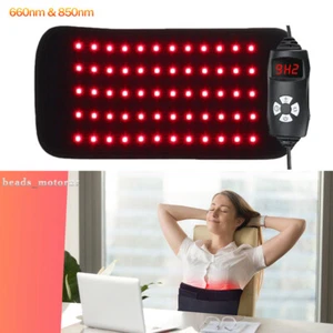 LED Red Light Therapy Pad & Near Infrared Light Belt w/ Timer + Brightness Mode - Bild 1 von 15