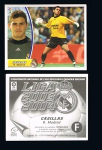 PANINI LIGA ESTE 2003-04 IKER CASILLAS REAL MADRID - Imagen 1 de 1