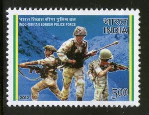 India 2012 Tibetan Border Police Force Army Military stamp 1v MNH - Picture 1 of 2