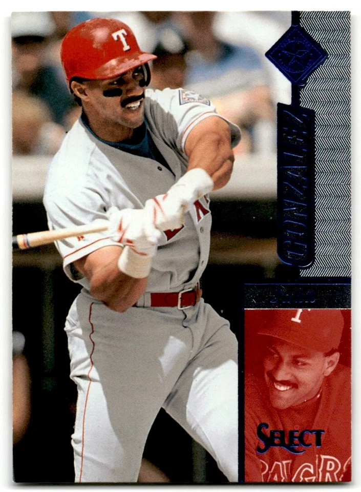 1997 Pinnacle Select Juan Gonzalez Texas Rangers #1 - Image 1 of 2