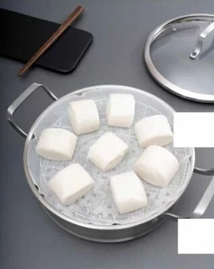 2 Pcs Non-Stick Silicon Steamer Liner Mat Round AU stock - Picture 1 of 4
