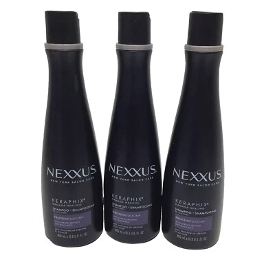 3 Nexxus Keraphix Damage Healing Shampoo Hair, 13.5 Fl Oz Each - Image 1 of 2