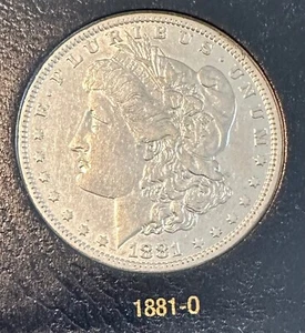 Dólar de plata O Morgan 1881 $1 - Imagen 1 de 2