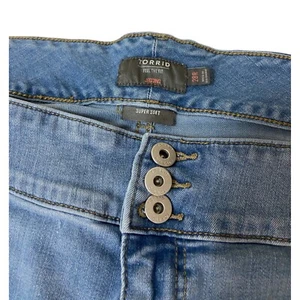 Jeans Torrid donna super morbidi jeggings vita alta misure circa 46x25 - Foto 1 di 14
