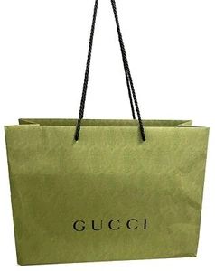 Authentic GUCCI X-Large Shopping Bag Green Brocade Design 22.5"L x 16.75"H x 8”W - Picture 1 of 4