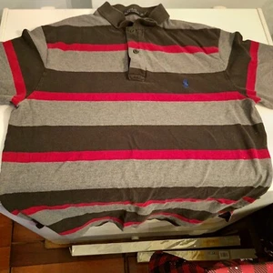 Polo Ralph Lauren Mens Large Tall LT Casual Multicolor Polo Shirt - Picture 1 of 6
