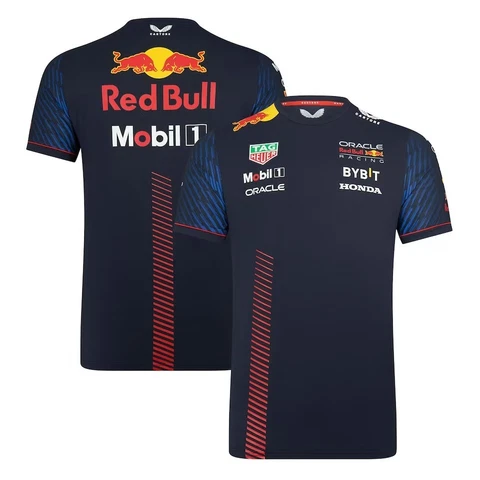 2023 Red Bull Racing F1 Navy Team Tee Shirt - Official Team Wear SUMMER SALE Cover