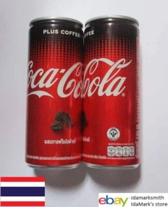 Lata vacía de coleccionista de Coca-Cola Tailandia más coque de café 5" de alto 250 ml 2019 rara - Imagen 1 de 14