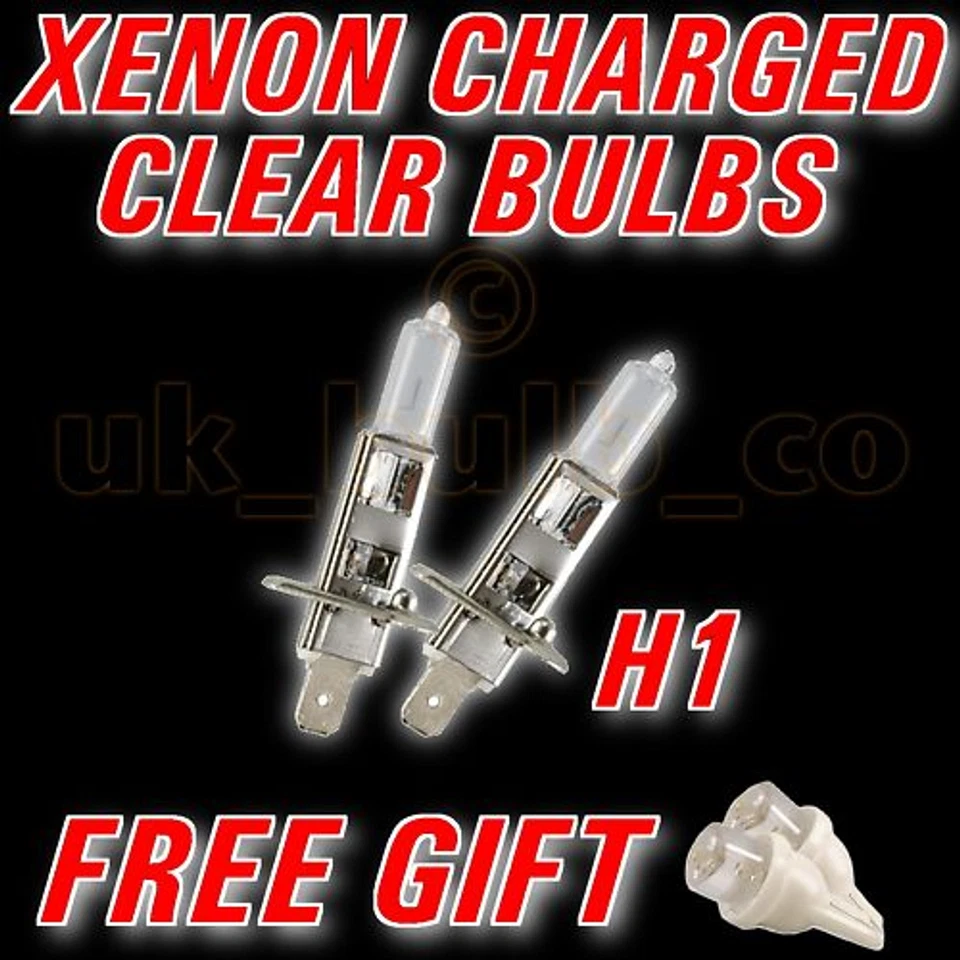 Clear Xenon Front Fog Bulbs Volvo S80 98on H1+LED - Image 1 of 1
