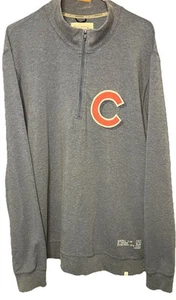 ‘47 Forward Chicago Cubs MLB Baseball 1/4 Zip Blue Sweatshirt Pullover XXL - Picture 1 of 16