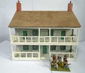 28mm: American Civil War Plantation house. Scratch-built. Unique. - Picture 1 of 6