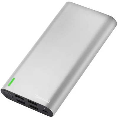 Aduro Extreme Boost 20,000 mAh Metallic Backup Battery w/ 4 USB Ports New - Image 1 of 4