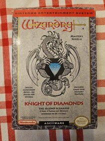 Wizardry Knight Of Diamonds (NES) Complete In Box