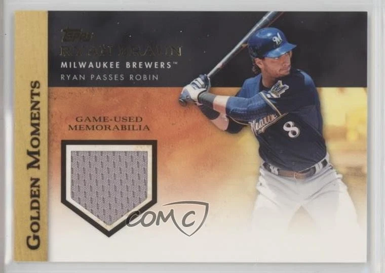 2012 Topps Golden Moments Relics Series 1 Ryan Braun #GMR-RB - Image 1 of 2