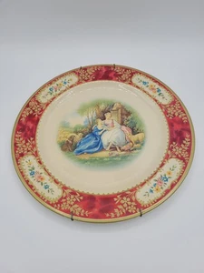 Plato Litográfico Lata Vintage Baret Ware "The Love Letter" 10" Hecho en Inglaterra (B2) - Imagen 1 de 12