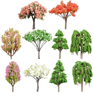 10pcs Simulated Tree Ornaments Sand Table Fake Tree -landscape - Picture 1 of 10