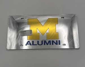 Neu WinCraft Michigan Wolverines Alumni lasergeschnittenes Acryl Nummernschild - Bild 1 von 5