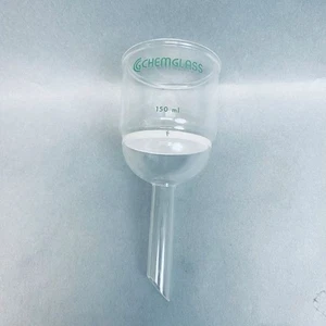 Chemglass Buchner Filter Funnel Fine Frit 150 ml - Picture 1 of 6