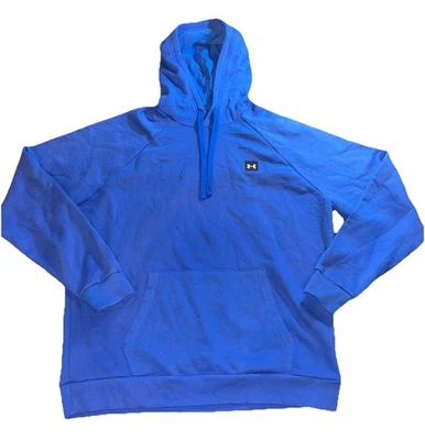 Sudadera con capucha Under Armour UA Rival polar para hombre talla XL azul $55 1357092 486 ajuste holgado Foto 1 de 4