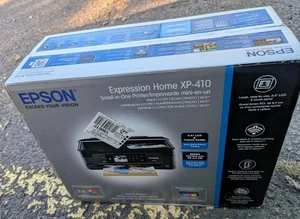NEW Epson Expression Home XP-410 All In One Color Inkjet Printer Wifi Photo Fax - Picture 1 of 1