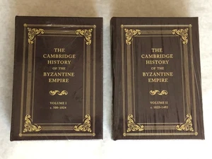The Cambridge History of the Byzantine Empire Vol I & II (1st Ed. Leather Bound) - Imagen 1 de 9