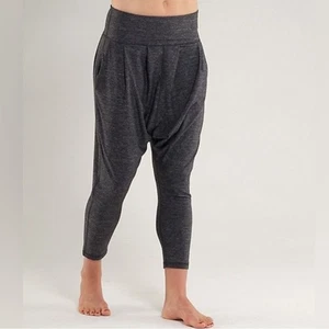 Lululemon Charcoal Gray Harem Pants Chachi Athletic Dance - Picture 1 of 8