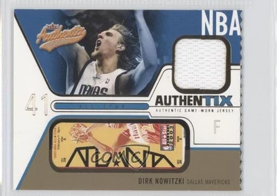 Camiseta Fleer Authentix 2003-04 Authentix All-Star/80 Dirk Nowitzki #JA-DN HOF Foto 1 de 2