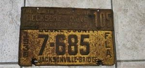 1938 Heckscher Dr Jacksonville Florida Beach Talbot North Shore Corp Topper - Imagen 1 de 3