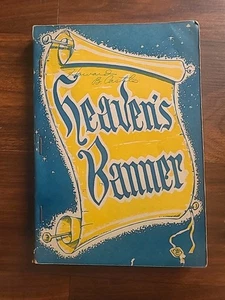 Vintage 1955 "Heaven's Banner" Briefmarken - Baxter Gesangbuch Liederbuch Form Notizen - Bild 1 von 3