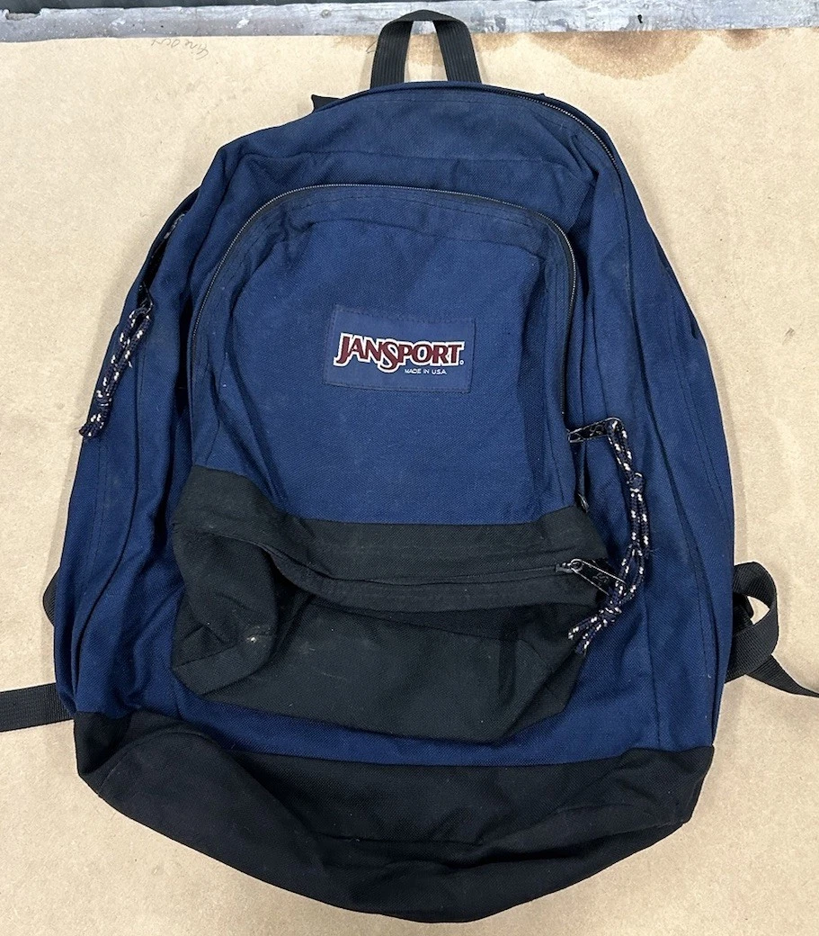 90s JANSPORT Made in Mexicoネイビー リュック Vintage 80s 90s JanSport Backpack Navy Blue Made USA RARE | eBay