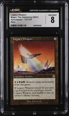 LEGACY WEAPON Apocalypse Rare CGC 8 MTG [Nostalgium] - Image 1 of 2