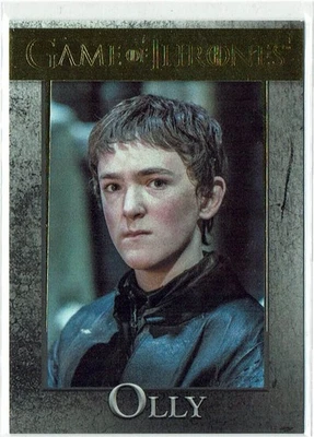 Game of Thrones Season 6 GOLD Parallel Chase Card #73 Olly #050/150 - Image 1 of 2