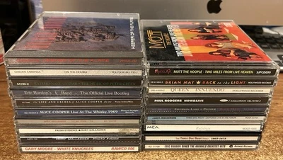 17 CD LOT Blues Rock RORY GALLAGHER Three Dog Night GOLDEN EARRING Queen BURDON Foto 1 de 4