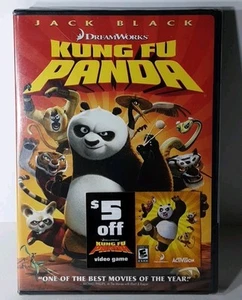 Kung Fu Panda (DVD, 2008, FULLFRAME) Jack Black - New Sealed - Imagen 1 de 2