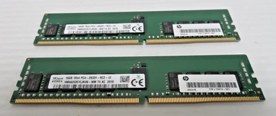 SK HYNIX 32GB (2 x 16GB) 2RX8 PC4-2933Y MEMORY HMA82GR7CJR4N-WM - Image 1 of 4