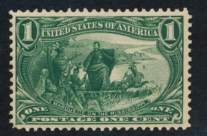 UNITED STATES (US) 285 MINT VF NH, 1c TRANS MISSISSIPPI - Picture 1 of 2
