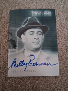 twilight Zone autograph Shelley Berman A-35 next dimension Rittenhouse Mint - Picture 1 of 2