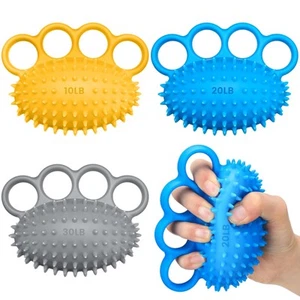 3 Pack Hand Exercise Balls Finger Strengthener Therapy Hand Balls Grip Streng... - Picture 1 of 6
