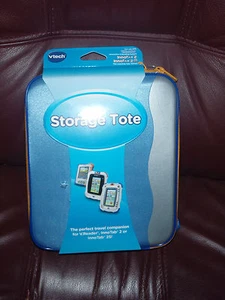 Vtech STORAGE TOTE FOR V.READER,INNOTAB2 OR 2S BLUE/GRAY/ORANGE BRAND NEW - Picture 1 of 2
