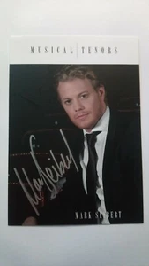 NEU Rarität Original Autogrammkarte Mark Seibert signiert Musical Tenors 2010 - Bild 1 von 2