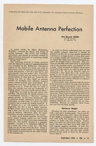 CQ Amateurfunk Magazin Artikel "Mobile Antenne Perfektion" (9/55) - Bild 1 von 1