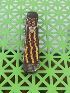 Antique 1920’s Remington UMC R1075 Folding Pocket Knife Glittered Checkers - Picture 1 of 21