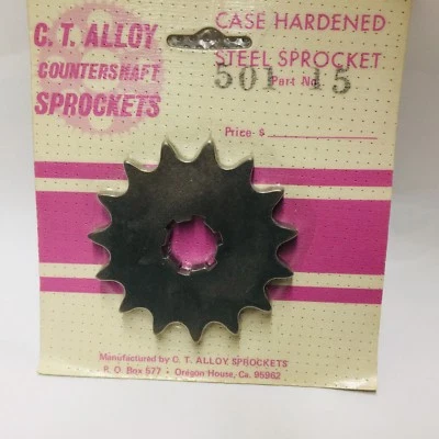 Piñón delantero 15 dientes Kawasaki KX 60 1983-88/1990-1997 KX 80 1979-1994 YZ 60 83 Foto 1 de 2