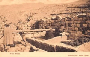 Lebanon - Wine press - Publ. Sarrafian Bros. 107b - Picture 1 of 2