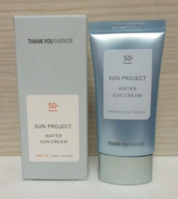 THANKYOU FARMER Sun Project Water Sun Cream SPF50+ 1.75Oz Korean Sunscreen SPF50 - Image 1 of 4
